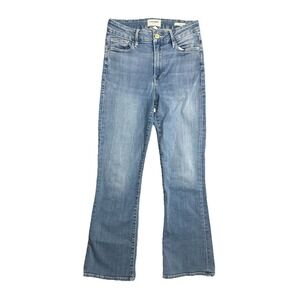 FRAME Women's‎ SIZE 27 Le Crop Mini Boot Blue Jeans Denim Mid-Rise Siena